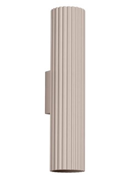 Metalowy podłużny kinkiet ryflowany  F8-B58 ze sklepu Edinos.pl w kategorii Lampy ścienne - zdjęcie 187505137