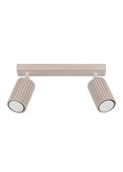 Dwupunktowy plafon taupe  W6-T78 ze sklepu Edinos.pl w kategorii Lampy sufitowe - zdjęcie 187505158