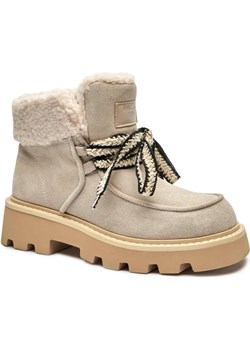 Marc Cain Trapery | shearling | zamsz ze sklepu Gomez Fashion Store w kategorii Śniegowce damskie - zdjęcie 187505229