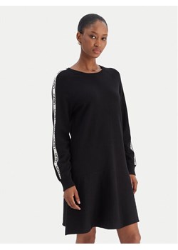 Liu Jo Sport Sukienka dzianinowa TF5288 MS63L Czarny Regular Fit ze sklepu MODIVO w kategorii Sukienki - zdjęcie 187506236