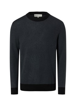 Tom Tailor Denim Męski sweter z dzianiny Mężczyźni Bawełna czarny marmurkowy ze sklepu vangraaf w kategorii Swetry męskie - zdjęcie 187506765