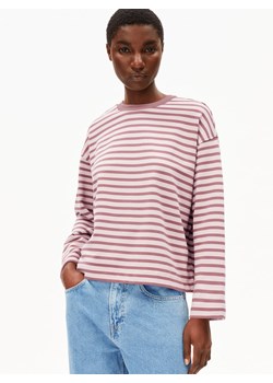 ARMEDANGELS Bluza damska - Frankaa Maarlen Kobiety Bawełna brudny róż w paski ze sklepu vangraaf w kategorii Bluzy damskie - zdjęcie 187506777