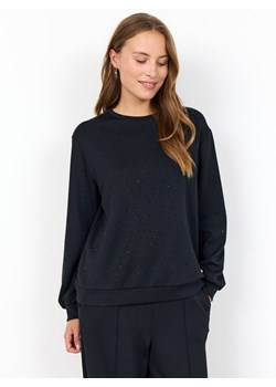 soyaconcept® Bluza damska - SC-Banu Kobiety Sztuczne włókno czarny jednolity ze sklepu vangraaf w kategorii Bluzy damskie - zdjęcie 187506795