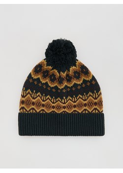 Reserved - Czapka z pomponem - granatowy ze sklepu Reserved w kategorii Czapki zimowe męskie - zdjęcie 187507139
