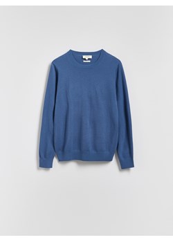 Reserved - Sweter z wełny merino - granatowy ze sklepu Reserved w kategorii Swetry męskie - zdjęcie 187507299