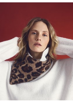 Reserved - Szalik z wełną alpaki - wielobarwny ze sklepu Reserved w kategorii Szaliki i chusty damskie - zdjęcie 187507449