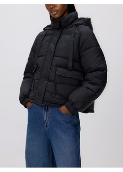 Reserved - Pikowana kurtka z kapturem - czarny ze sklepu Reserved w kategorii Kurtki damskie - zdjęcie 187507759