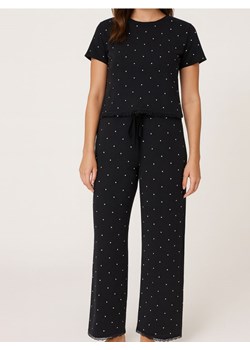 Sinsay - Piżama dwuczęściowa z domieszką wiskozy - czarny ze sklepu Sinsay w kategorii Piżamy damskie - zdjęcie 187508187