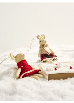 Sinsay - Dekoracja świąteczna w kształcie myszy - wielobarwny ze sklepu Sinsay w kategorii Dekoracje bożonarodzeniowe - zdjęcie 187508197