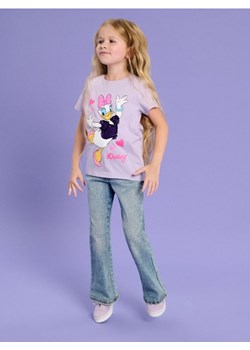 Sinsay - Bawełniana koszulka Disney - fioletowy ze sklepu Sinsay w kategorii Bluzki dziewczęce - zdjęcie 187508269