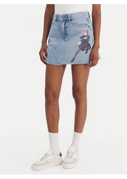 HUGO Spódnica jeansowa Gadele 50557549 Niebieski Regular Fit ze sklepu MODIVO w kategorii Spódnice - zdjęcie 187508338