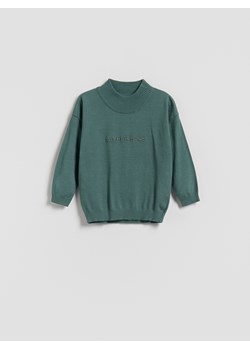 Reserved - Sweter z wiskozą - morski ze sklepu Reserved w kategorii Swetry chłopięce - zdjęcie 187508769