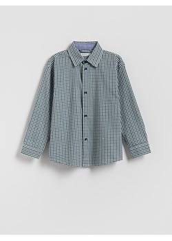 Reserved - Koszula w drobną kratę - zielony ze sklepu Reserved w kategorii Koszule chłopięce - zdjęcie 187509006