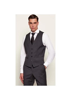 BOSS BLACK Wełniana kamizelka H-HUGE | Slim Fit ze sklepu Gomez Fashion Store w kategorii Kamizelki męskie - zdjęcie 187509259