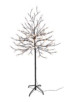 Profiline Dekoracyjna lampa LED w kolorze czarno-białym - wys. 180 cm ze sklepu Limango Polska w kategorii Dekoracje bożonarodzeniowe - zdjęcie 187509749