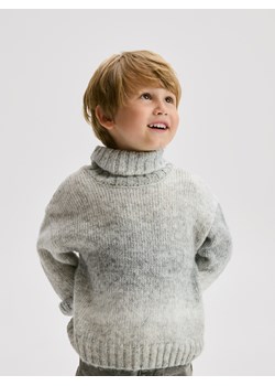 Reserved - Golf z domieszką wełny - jasnoszary ze sklepu Reserved w kategorii Swetry chłopięce - zdjęcie 187510597