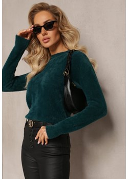 Ciemnozielony Sweter Wełniany Elisabema ze sklepu renee.pl w kategorii Swetry damskie - zdjęcie 187510989