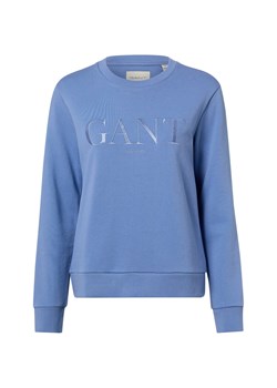 Gant Bluza damska Kobiety Bawełna niebieski jednolity ze sklepu vangraaf w kategorii Bluzy damskie - zdjęcie 187511008