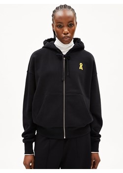 ARMEDANGELS Damska kurtka z kapturem - Iconic Å RixamAA Kobiety Bawełna czarny jednolity ze sklepu vangraaf w kategorii Kurtki damskie - zdjęcie 187511016