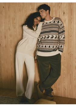 Reserved - Polarowe spodnie regular - oliwkowy ze sklepu Reserved w kategorii Spodnie damskie - zdjęcie 187511139