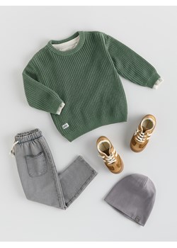 Reserved - Sweter oversize - ciemnobrązowy ze sklepu Reserved w kategorii Swetry chłopięce - zdjęcie 187511375