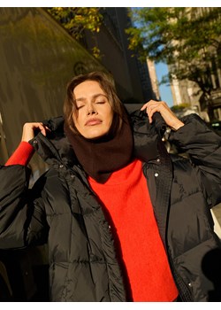 Reserved - Puchowa kurtka z kapturem - czarny ze sklepu Reserved w kategorii Kurtki damskie - zdjęcie 187511565