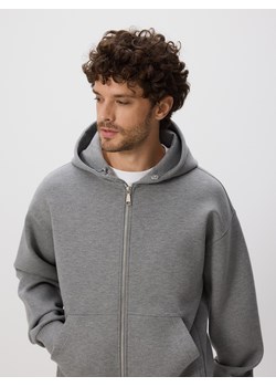 Reserved - Gładka bluza z kapturem - jasnoszary ze sklepu Reserved w kategorii Bluzy męskie - zdjęcie 187511678