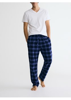 Reserved - Dwuczęściowa piżama z bawełny - biały ze sklepu Reserved w kategorii Piżamy męskie - zdjęcie 187511795