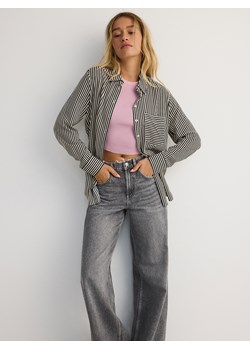 Reserved - Koszula regular z wiskozy - beżowy ze sklepu Reserved w kategorii Koszule damskie - zdjęcie 187511809