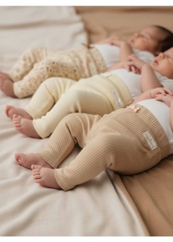 Sinsay - Legginsy 3 pack - kremowy ze sklepu Sinsay w kategorii Odzież dla niemowląt - zdjęcie 187513415