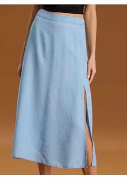 Sinsay - Spódnica midi z lyocellu - niebieski ze sklepu Sinsay w kategorii Spódnice - zdjęcie 187513455