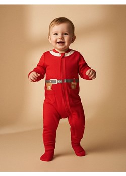 Sinsay - Śpiochy zapinane na zamek z motywem świątecznym - czerwony ze sklepu Sinsay w kategorii Piżamy dziecięce - zdjęcie 187513459