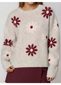 Sinsay - Sweter ze wzorem w kwiaty - wielobarwny ze sklepu Sinsay w kategorii Swetry damskie - zdjęcie 187513519
