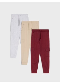 Sinsay - Spodnie dresowe 3 pack - szary ze sklepu Sinsay w kategorii Spodnie chłopięce - zdjęcie 187513529
