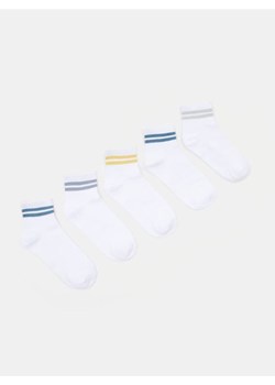 Sinsay - Skarpetki zdobione paskami 5 pack - wielobarwny ze sklepu Sinsay w kategorii Skarpetki dziecięce - zdjęcie 187513576