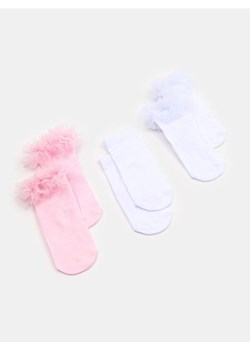 Sinsay - Skarpetki z ozdobny tiulem 3 pack - wielobarwny ze sklepu Sinsay w kategorii Skarpetki dziecięce - zdjęcie 187513587