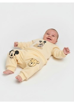 Sinsay - Spodnie z polarem w środku Mickey Mouse - kremowy ze sklepu Sinsay w kategorii Odzież dla niemowląt - zdjęcie 187513589
