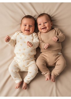 Sinsay - Body 2 pack - kremowy ze sklepu Sinsay w kategorii Body niemowlęce - zdjęcie 187513656