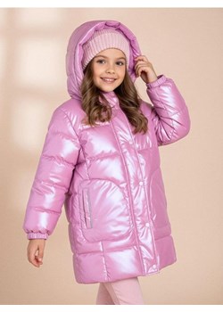 Sinsay - Pikowany płaszcz ze sztucznym futerkiem - różowy ze sklepu Sinsay w kategorii Płaszcze dziewczęce - zdjęcie 187513665