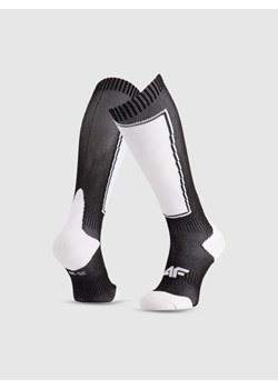 Damskie skarpety narciarskie 4F 4FRAW25UFSOF271 - czarne ze sklepu Sportstylestory.com w kategorii Skarpetki damskie - zdjęcie 187513946