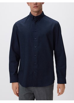 Reserved - Bawełniana koszula regular fit - granatowy ze sklepu Reserved w kategorii Koszule męskie - zdjęcie 187514568