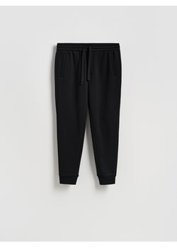 Reserved - Spodnie dresowe slim fit - czarny ze sklepu Reserved w kategorii Spodnie męskie - zdjęcie 187514617