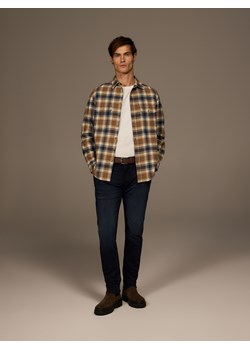 Reserved - Jeansy slim fit z efektem sprania - granatowy ze sklepu Reserved w kategorii Jeansy męskie - zdjęcie 187514625