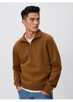 Reserved - Bluza ze stójką - bursztynowy ze sklepu Reserved w kategorii Bluzy męskie - zdjęcie 187514779