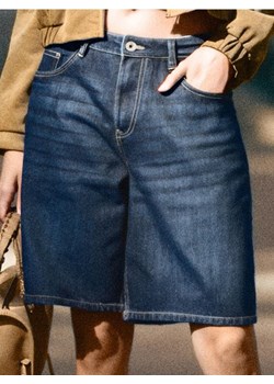 Sinsay - Szorty bermudy jeansowe - granatowy ze sklepu Sinsay w kategorii Szorty - zdjęcie 187515215