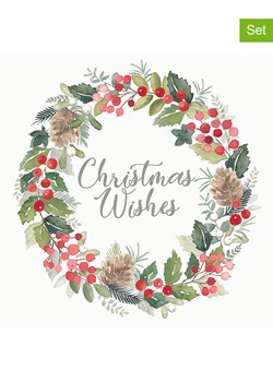 ppd Serwetki (40 szt.) &quot;Merry Wreath&quot; ze wzorem ze sklepu Limango Polska w kategorii Akcesoria kuchenne - zdjęcie 187515269