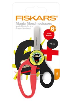 Fiskars Nożyczki w kolorze czerwono-czarnym dla dzieci - wys. 13 cm - 6+ ze sklepu Limango Polska w kategorii Akcesoria kuchenne - zdjęcie 187515295