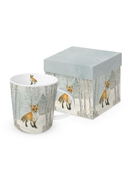 ppd Kubek jumbo &quot;Renard Hiver&quot; w kolorze szaro-pomarańczowym - 350 ml ze sklepu Limango Polska w kategorii Naczynia - zdjęcie 187515299