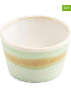 Salt and Pepper Miski (4 szt.) &quot;Flow&quot; w kolorze zielonym - wys. 4 x Ø 6,5 cm ze sklepu Limango Polska w kategorii Naczynia - zdjęcie 187515368