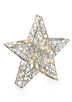 Bizzotto Dekoracyjna lampa LED &quot;Will&quot; w kolorze złotym - 30 x 30 cm ze sklepu Limango Polska w kategorii Oświetlenie - zdjęcie 187515659